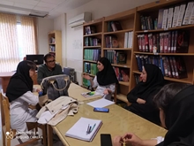 بازدید رئیس گروه اطلاع رسانی پزشکی و منابع علمی، مسئول کتابخانه مرکزی و اعضای کمیته ارزیابی کتابخانه ها از کتابخانه  ی دانشکده ی پزشکی و کتابخانه های مراکز آموزشی درمانی